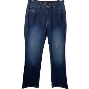 Chicos Jeans Women's Size 2 Define Me Straight Cut High Rose Stretch Comfort